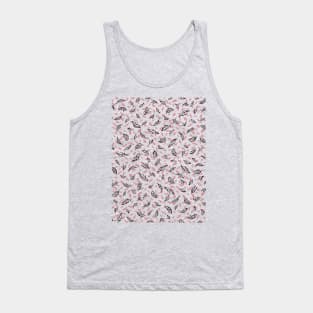 Leaf Pattern Design Tank Top